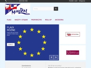 Flaga UE dostępna w ofercie firmy Magdal
